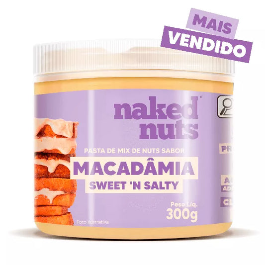 PASTA DE MIX DE NUTS E  MACADÂMIA 300G NAKED NUTS