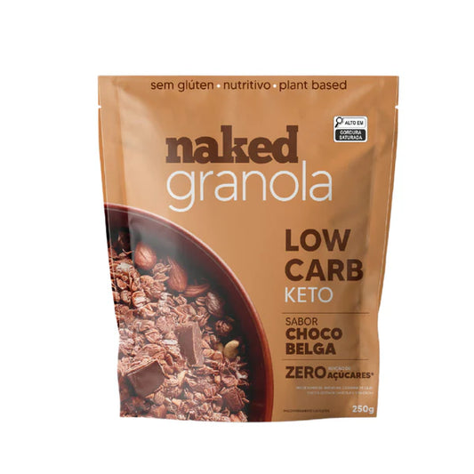 GRANOLA KETO BELGA 250G NAKED NUTS