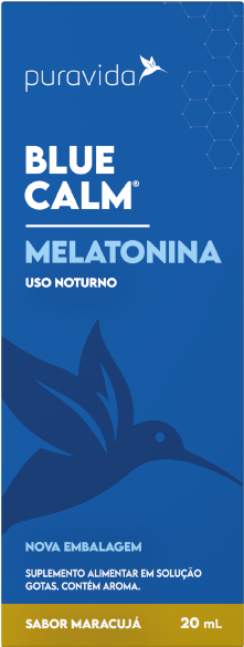 BLUE CALM MELATONINA PURAVIDA USO NOTURNO 20ML