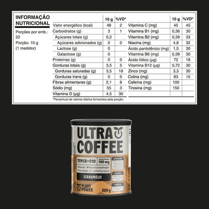 ULTRACOFFEE PLANT POWER CARAMELO SACHE