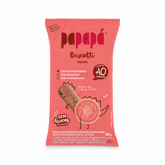 Prévia do biscoito de goiaba com fundo branco