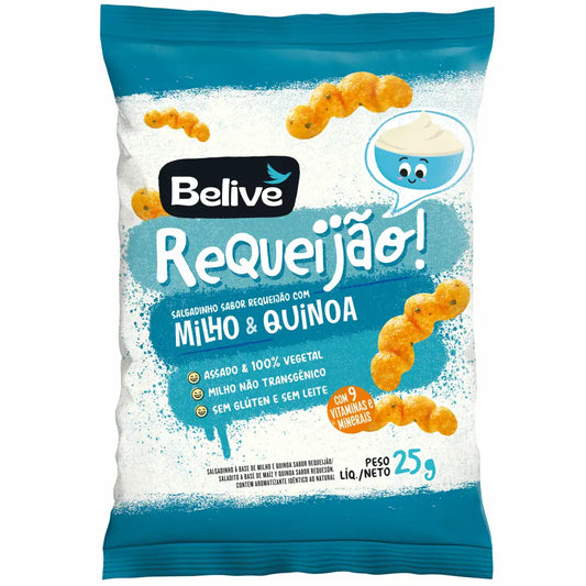 SNACK BELIVE MILHO REQUEIJAO 25G
