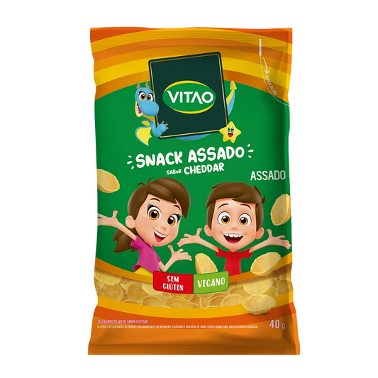SNACK INTEGRAL CHEDDAR KIDS 40G VITAO