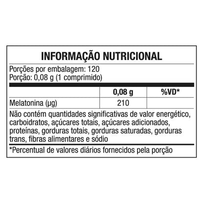 MELATONINA FAST EQUALIV 0.21MG 120 COMPRIMIDOS