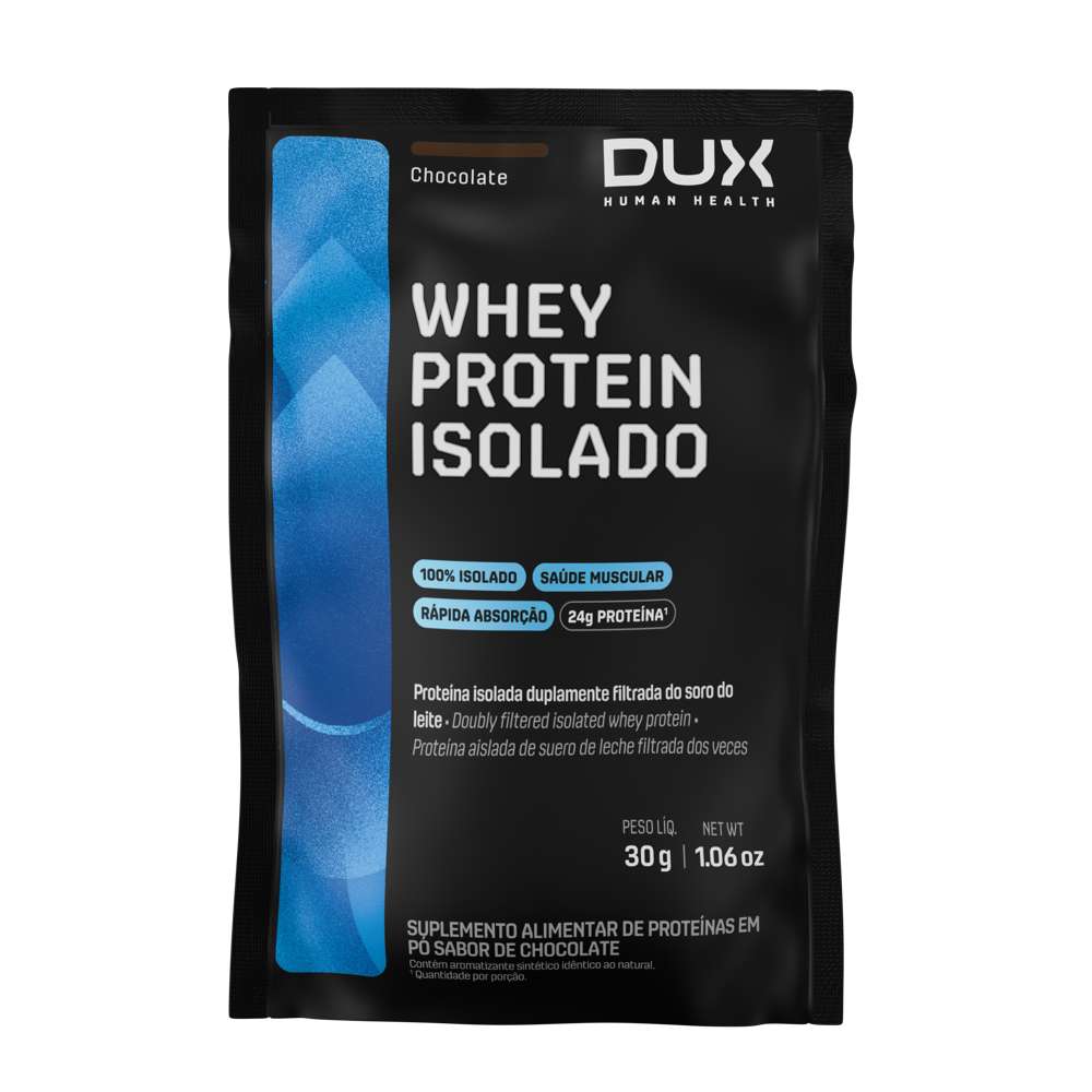 WHEY PROTEIN ISOLADO CHOCOLATE SACHE 27G DUX