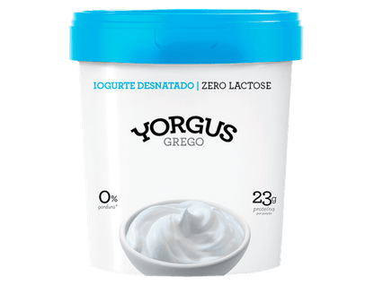 YORGUS 500G IOGURTE GREGO NATURAL - 0% S LACTOSE