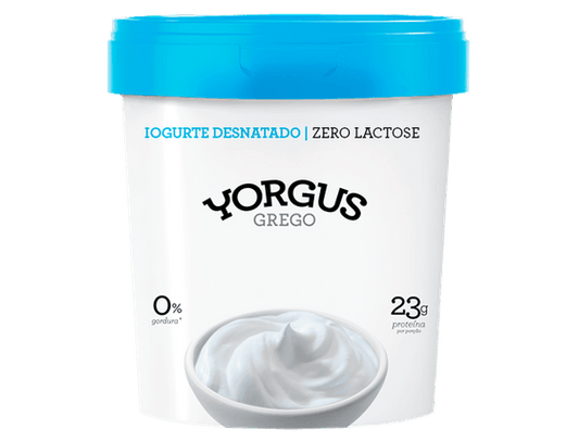 YORGUS 500G IOGURTE GREGO NATURAL - 0% S LACTOSE